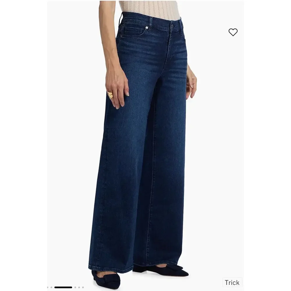 Frame Denim Le Slim Palazzo High Waist Wide Leg Denim Jeans 30